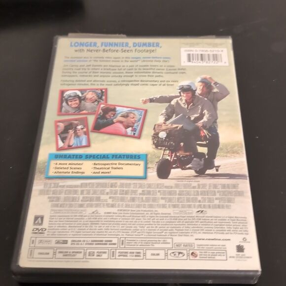 Used DVD Dumb and‎ Dumber Jim Carrey Jeff Daniels - Picture 2 of 3
